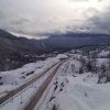 روستای ناتر در زمستان